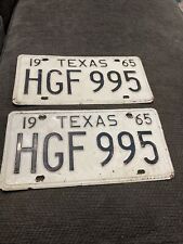 1965 texas license plates for sale  Danville