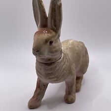 Recipiente de papel machê antigo coelho da Páscoa coelho doce alemão início dos anos 1900  comprar usado  Enviando para Brazil