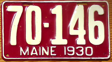 1930 maine license for sale  Boulder