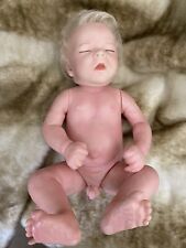 18" Lifelike Reborn Baby Full Body Silicone Infant Boy Doll Like A Real Baby for sale  Columbia