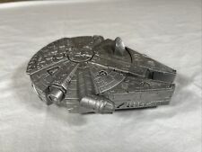 Usado, Star Wars Millenium Falcon brinquedo de plástico prata com projeto, mini estojo de armazenamento comprar usado  Enviando para Brazil
