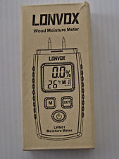 Medidor de umidade de madeira digital tipo pino Lonvox com display LCD retroiluminado LWM01 comprar usado  Enviando para Brazil