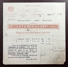1892 evered company for sale  ST. LEONARDS-ON-SEA
