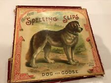 Chinelos ortográficos antigos — jogo de cachorro e ganso por McLoughlin Bros., Nova York comprar usado  Enviando para Brazil