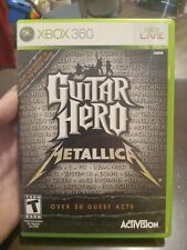 Guitar Hero: Metallica (Microsoft Xbox 360, solo estuche y manual/sin juego segunda mano  Embacar hacia Argentina