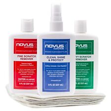 Kit de polimento de plástico Novus #1, #2 e #3, 8 oz. Cada um com 6 companheiros de polimento comprar usado  Enviando para Brazil