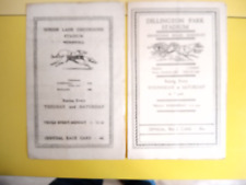 Vintage greyhound racecards for sale  UK