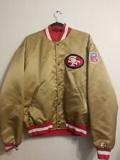 Vintage 80s NFL San Francisco 49ers Jacket Size Satin Starter Pro Line Large for sale  Laughlin