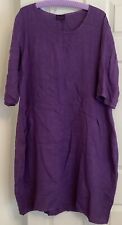 Lilac linen dress for sale  WAKEFIELD
