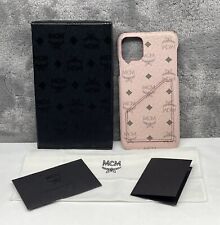 Funda de cuero Designer MCM iPhone 11 Pro Max en rosa encendido, usado segunda mano  Embacar hacia Argentina
