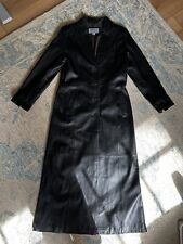 Vintage Genuine Leather Trench Coat Arctic River Size S, used for sale  Shipping to South Africa