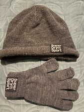 Superdry beanie gloves for sale  LANCING