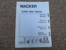 Wacker vpg155 vpg160a for sale  Fairfield