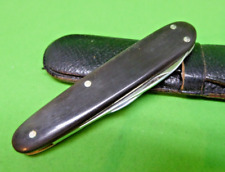 Victorinox / Victoria 75mm Model 52 Accountant  Swiss Army Knife Horn scales, used for sale  Shipping to South Africa