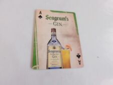 Usado, ACE OF SPADES cartas de baralho SEAGRAM'S GIN/WIDE comprar usado  Enviando para Brazil