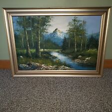 Vintage landscape oil for sale  Batavia