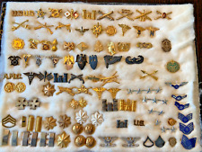 Lote de insignias mixtas militares estadounidenses originales de la Primera Guerra Mundial - Años 70 - 98 artículos segunda mano  Embacar hacia Mexico