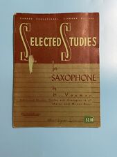 Estudos selecionados para saxofone por H. Voxman, usado comprar usado  Enviando para Brazil