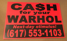 Cash warhol gillette for sale  Los Angeles
