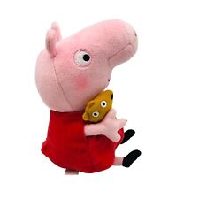 TY Beanie Babies Peppa Pig Rosa Bordado Olhos Nariz Lábios Bolsa de Feijão de Pelúcia 6" comprar usado  Enviando para Brazil