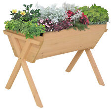 Outsunny wooden planter for sale  GREENFORD
