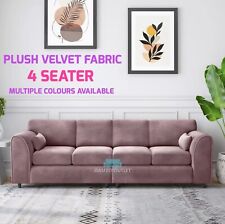 Seater sofa plush for sale  BIRMINGHAM