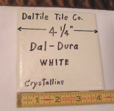 1 peça. *Branco* Telha cerâmica por Daltile 4-1/4" Dal-Dura; Cristalina, fosca, nova comprar usado  Enviando para Brazil