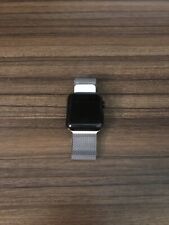 Apple Watch Series 3 42mm caixa de aço inoxidável com laço milanês (GPS + mais.), usado comprar usado  Enviando para Brazil
