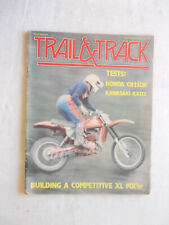 1981 Trail Track Magazine Honda CR250 XL Kawasaki KX125 Brad Lackey Motocross MX comprar usado  Enviando para Brazil