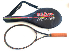 Raqueta de tenis Wilson Pro Staff de lote antiguo PWS grafito tamaño mediano 4 5/8 L5 + estuche segunda mano  Embacar hacia Argentina