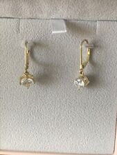 Diamonique earrings sterling for sale  LIVERPOOL