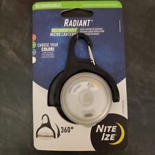 Nite Ize Radiant Micro Lantern Rechargeable Light Keychain Hook for sale  Shipping to South Africa