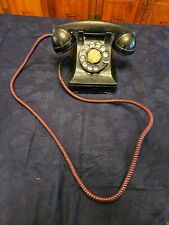 Vintage 1940's Bell System Telefone de Mesa Rotativo Western Electric Preto comprar usado  Enviando para Brazil