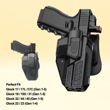 Coldre tático ajuste Glock 44 45 19 19X 17 31 32 gen1-5 G22 23 Gen3-4 9mm suporte comprar usado  Enviando para Brazil