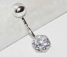 white gold belly bar for sale  BIRMINGHAM