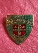archery badge 1972 international trial Nottingham (HAS DAMAGE see photos), used for sale  Shipping to South Africa