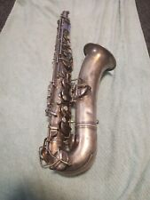 Saxofone Pan American -Conn.Silverplate dos anos 20 para peças.Sem pescoço. comprar usado  Enviando para Brazil