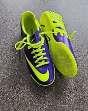 Used, Nike Indoor Soccer Mercurial Victory IV Purple/Neon Shoes 8.5  for sale  Shipping to South Africa