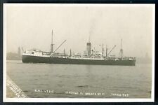 "VEDIC" White Star Line. In the River Mersey, at Liverpool. c1925 RP for sale  Shipping to Ireland