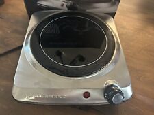 OVENTE Infrared Single Burner 1000W Electric Hot Plate 7” Ceramic Glass Cooktop for sale  Shipping to South Africa