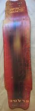 Used, MBS BLADE Mountain Board Skateboard Deck (DECK ONLY) Red/White NEW, Unused fr/sh for sale  Shipping to South Africa