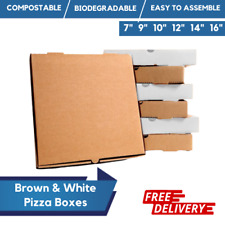Takeaway pizza boxes for sale  Shipping to Ireland