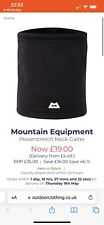Mountain equipment snood for sale  NOTTINGHAM
