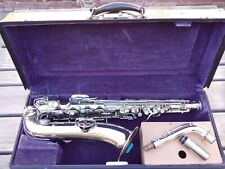 1924 CONN C Melody Saxophone. New Wonder ll.  Nickel plated. Original Condition. for sale  Shipping to Canada