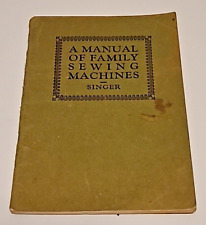 A Manual Of Family Sewing Machines, 1926, Singer Sewing Machine Co comprar usado  Enviando para Brazil