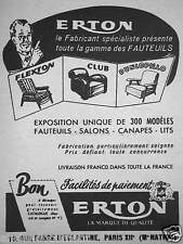 1953 erton advertisement d'occasion  Expédié en Belgium