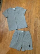 Camisa polo Ralph Lauren bebê menino cinza 24m verão e roupa curta em excelente estado usado comprar usado  Enviando para Brazil