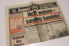 Bildzeitung 1963 august gebraucht kaufen  Lingen