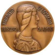 Medaglia francesca rimini usato  Italia