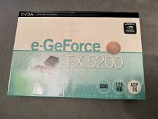 EVGA e-GeForce FX5200 128 DDR PCI NEU RAR RETRO Vintage 2003 , usado comprar usado  Enviando para Brazil